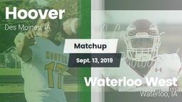 Matchup: Hoover  vs. Waterloo West  2019