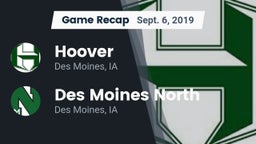 Recap: Hoover  vs. Des Moines North  2019