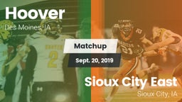 Matchup: Hoover  vs. Sioux City East  2019