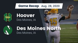 Recap: Hoover  vs. Des Moines North  2020