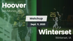 Matchup: Hoover  vs. Winterset  2020