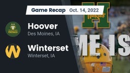 Recap: Hoover  vs. Winterset  2022
