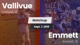 Matchup: Vallivue  vs. Emmett  2018