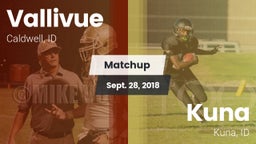 Matchup: Vallivue  vs. Kuna  2018