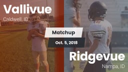 Matchup: Vallivue  vs. Ridgevue 2018