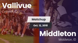 Matchup: Vallivue  vs. Middleton  2018