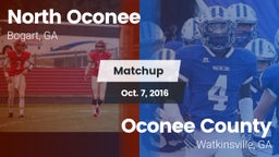 Matchup: North Oconee High vs. Oconee County  2016