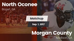 Matchup: North Oconee High vs. Morgan County  2017