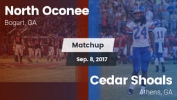 Matchup: North Oconee High vs. Cedar Shoals   2017