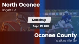 Matchup: North Oconee High vs. Oconee County  2017