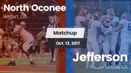 Matchup: North Oconee High vs. Jefferson  2017
