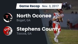 Recap: North Oconee  vs. Stephens County  2017