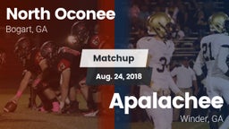 Matchup: North Oconee High vs. Apalachee  2018