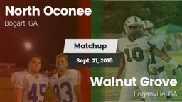 Matchup: North Oconee High vs. Walnut Grove  2018
