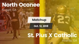 Matchup: North Oconee High vs. St. Pius X Catholic  2018