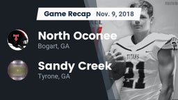 Recap: North Oconee  vs. Sandy Creek  2018