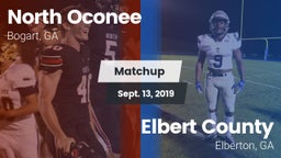Matchup: North Oconee High vs. Elbert County  2019