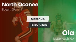 Matchup: North Oconee High vs. Ola  2020