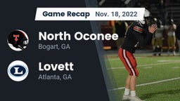 Recap: North Oconee  vs. Lovett  2022