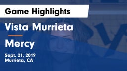 Vista Murrieta  vs Mercy Game Highlights - Sept. 21, 2019