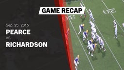 Recap: Pearce  vs. Richardson  2015