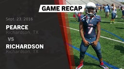 Recap: Pearce  vs. Richardson  2016