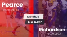 Matchup: Pearce  vs. Richardson  2017