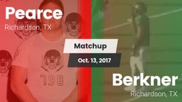 Matchup: Pearce  vs. Berkner  2017