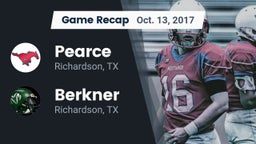 Recap: Pearce  vs. Berkner  2017