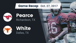 Recap: Pearce  vs. White  2017