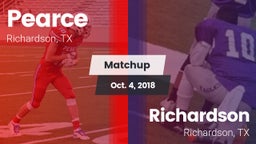 Matchup: Pearce  vs. Richardson  2018