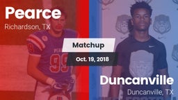 Matchup: Pearce  vs. Duncanville  2018