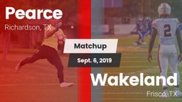 Matchup: Pearce  vs. Wakeland  2019