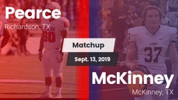 Matchup: Pearce  vs. McKinney  2019