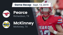 Recap: Pearce  vs. McKinney  2019