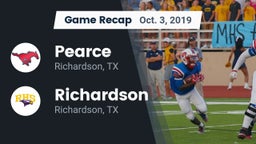 Recap: Pearce  vs. Richardson  2019