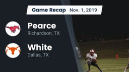 Recap: Pearce  vs. White  2019