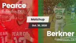 Matchup: Pearce  vs. Berkner  2020
