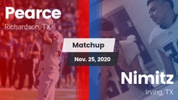 Matchup: Pearce  vs. Nimitz  2020
