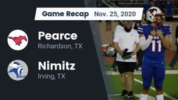 Recap: Pearce  vs. Nimitz  2020