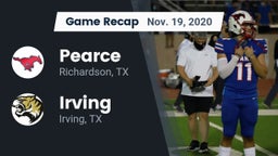 Recap: Pearce  vs. Irving  2020