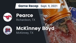 Recap: Pearce  vs. McKinney Boyd  2021