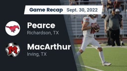 Recap: Pearce  vs. MacArthur  2022