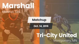 Matchup: Marshall  vs. Tri-City United  2016