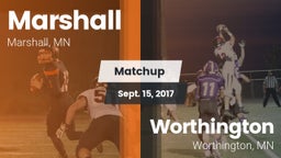 Matchup: Marshall  vs. Worthington  2017