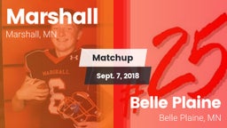 Matchup: Marshall  vs. Belle Plaine  2018