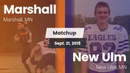 Matchup: Marshall  vs. New Ulm  2018