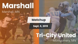 Matchup: Marshall  vs. Tri-City United  2019