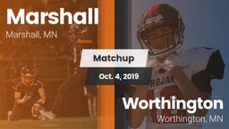 Matchup: Marshall  vs. Worthington  2019