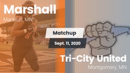 Matchup: Marshall  vs. Tri-City United  2020